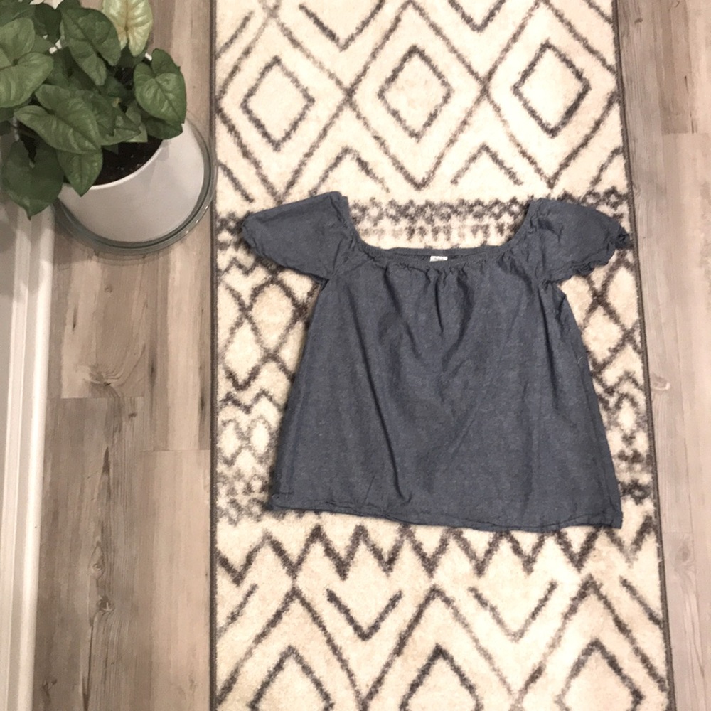 Denim top